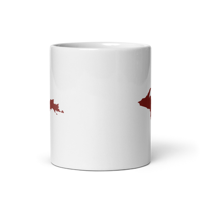 Michigan Upper Peninsula Mug (w/ Ore Dock Red UP Outline)