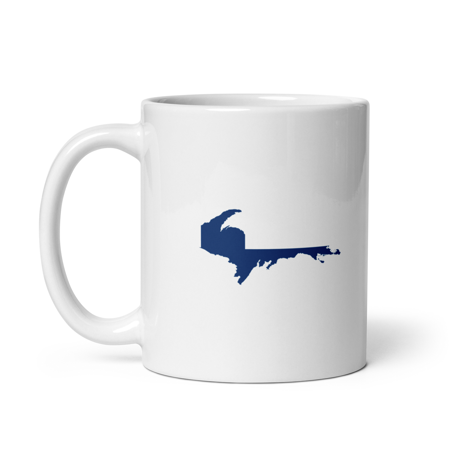 Michigan Upper Peninsula Mug (w/ UP Finland Flag Outline)