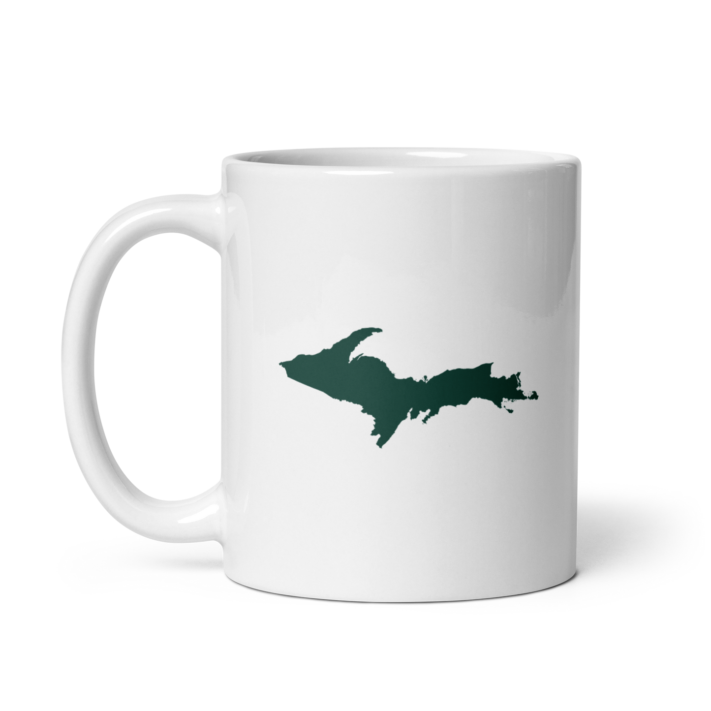 Michigan Upper Peninsula Mug (w/ Green UP Outline)