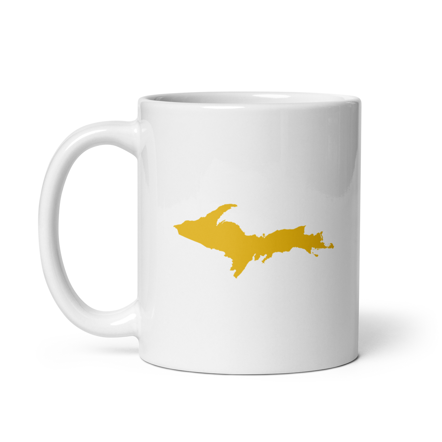 Michigan Upper Peninsula Mug (w/ Gold UP Outline)