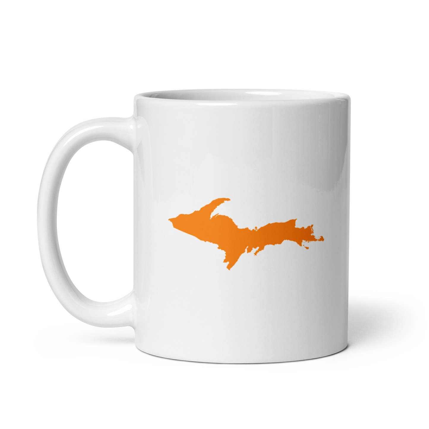 Michigan Upper Peninsula Mug (w/ Orange UP Outline)