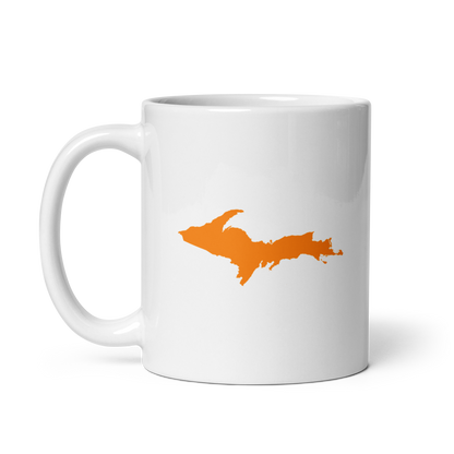 Michigan Upper Peninsula Mug (w/ Orange UP Outline)