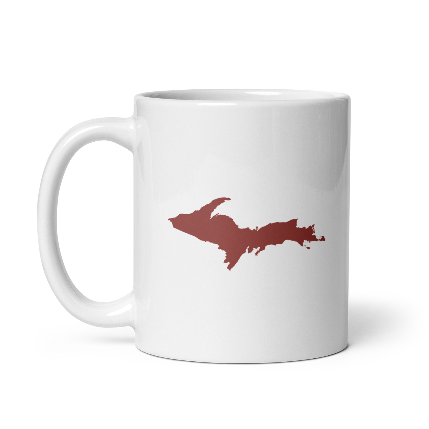 Michigan Upper Peninsula Mug (w/ Ore Dock Red UP Outline)