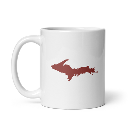 Michigan Upper Peninsula Mug (w/ Ore Dock Red UP Outline)