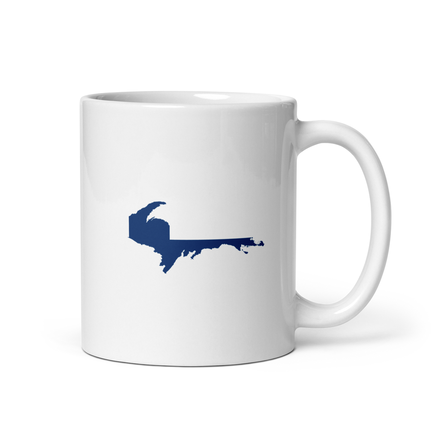 Michigan Upper Peninsula Mug (w/ UP Finland Flag Outline)