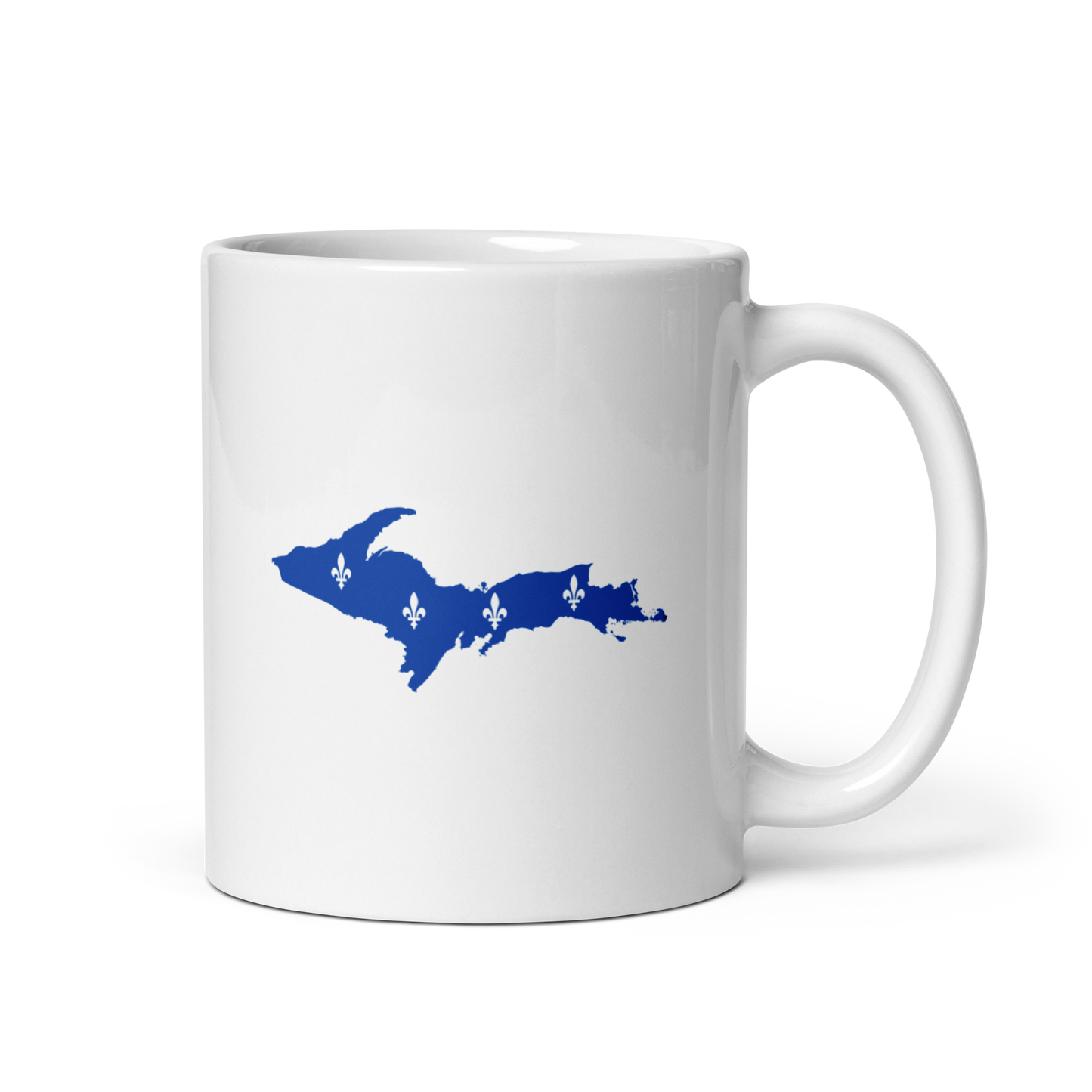 Michigan Upper Peninsula Mugs (w/ UP Quebec Flag Outline)