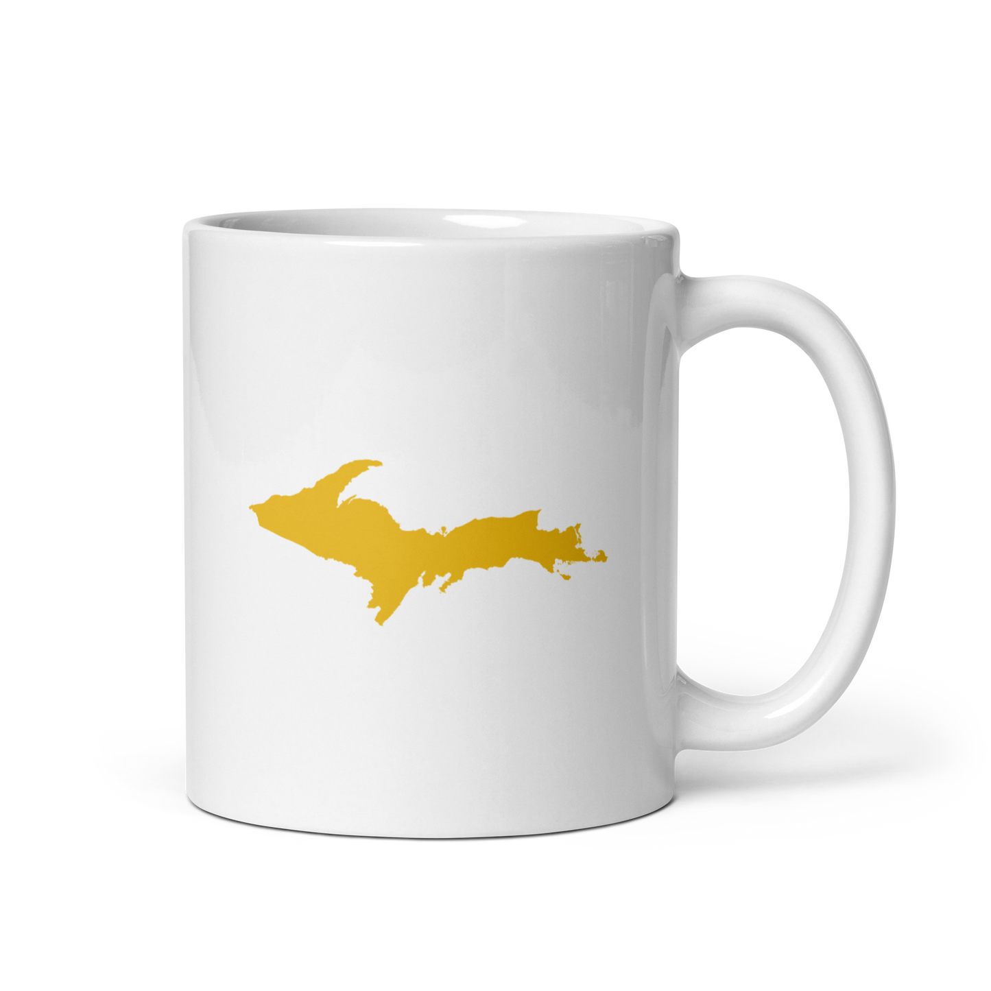 Michigan Upper Peninsula Mug (w/ Gold UP Outline)