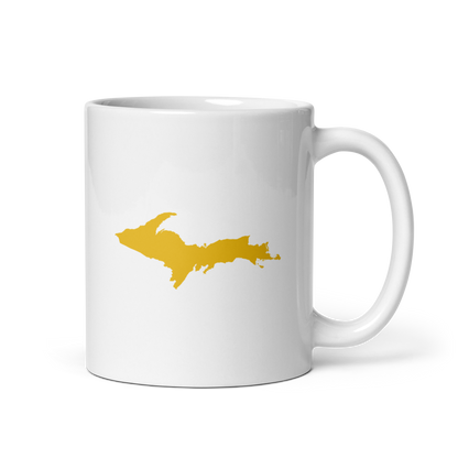 Michigan Upper Peninsula Mug (w/ Gold UP Outline)