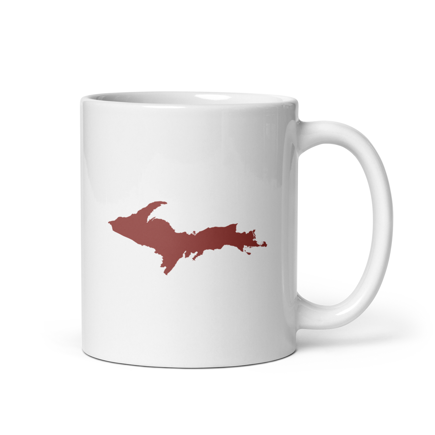 Michigan Upper Peninsula Mug (w/ Ore Dock Red UP Outline)