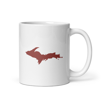 Michigan Upper Peninsula Mug (w/ Ore Dock Red UP Outline)