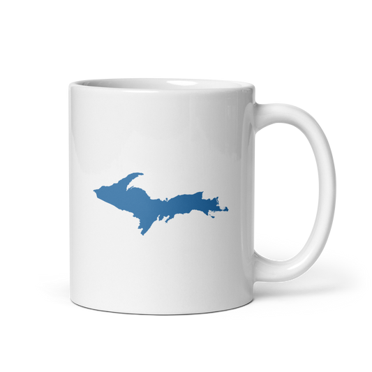 Michigan Upper Peninsula Mug (w/ Lake Superior Blue UP Outline)