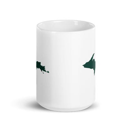 Michigan Upper Peninsula Mug (w/ Green UP Outline)