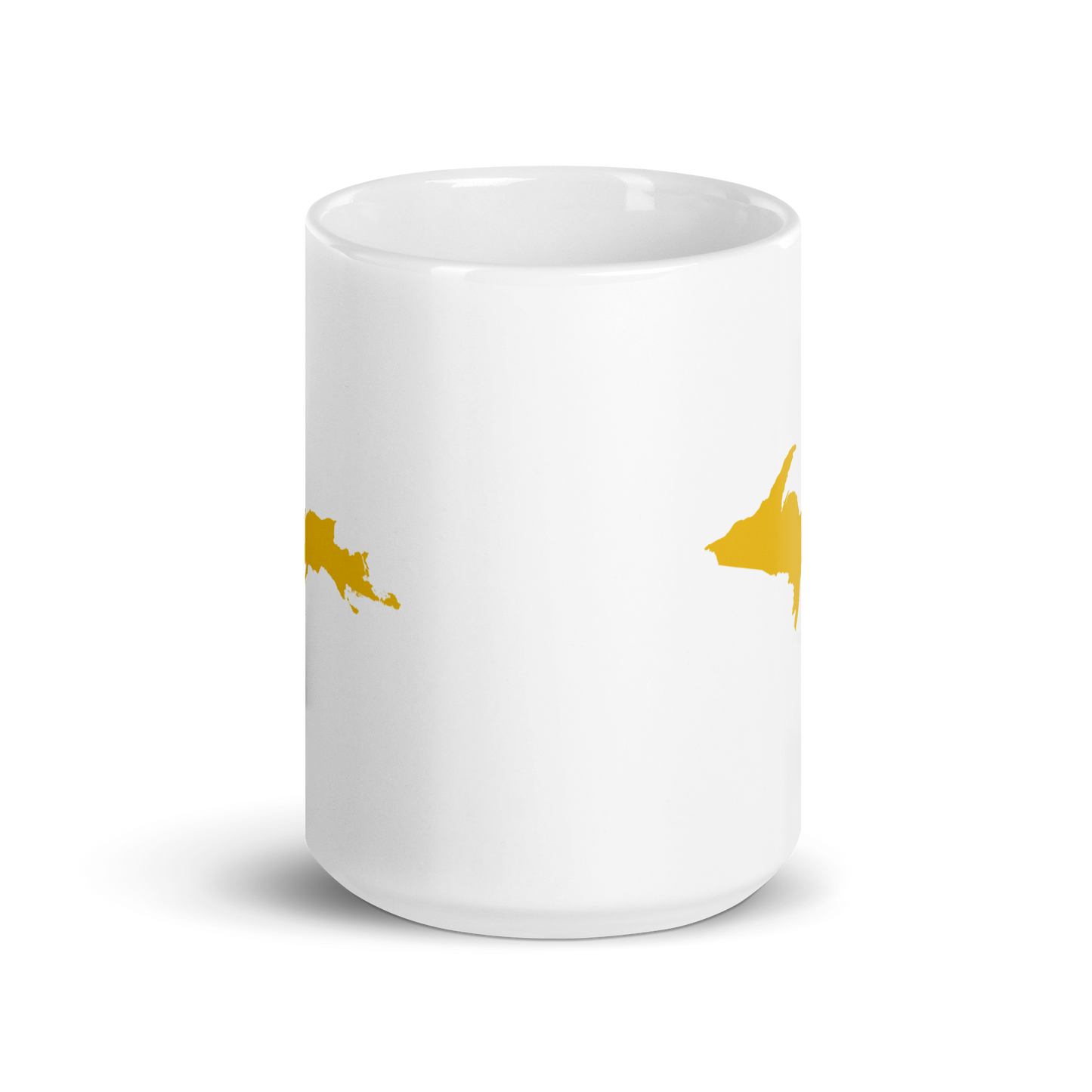 Michigan Upper Peninsula Mug (w/ Gold UP Outline)