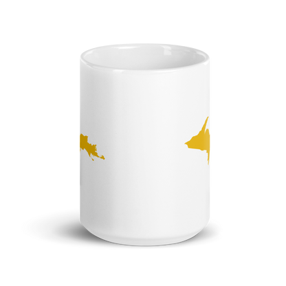 Michigan Upper Peninsula Mug (w/ Gold UP Outline)