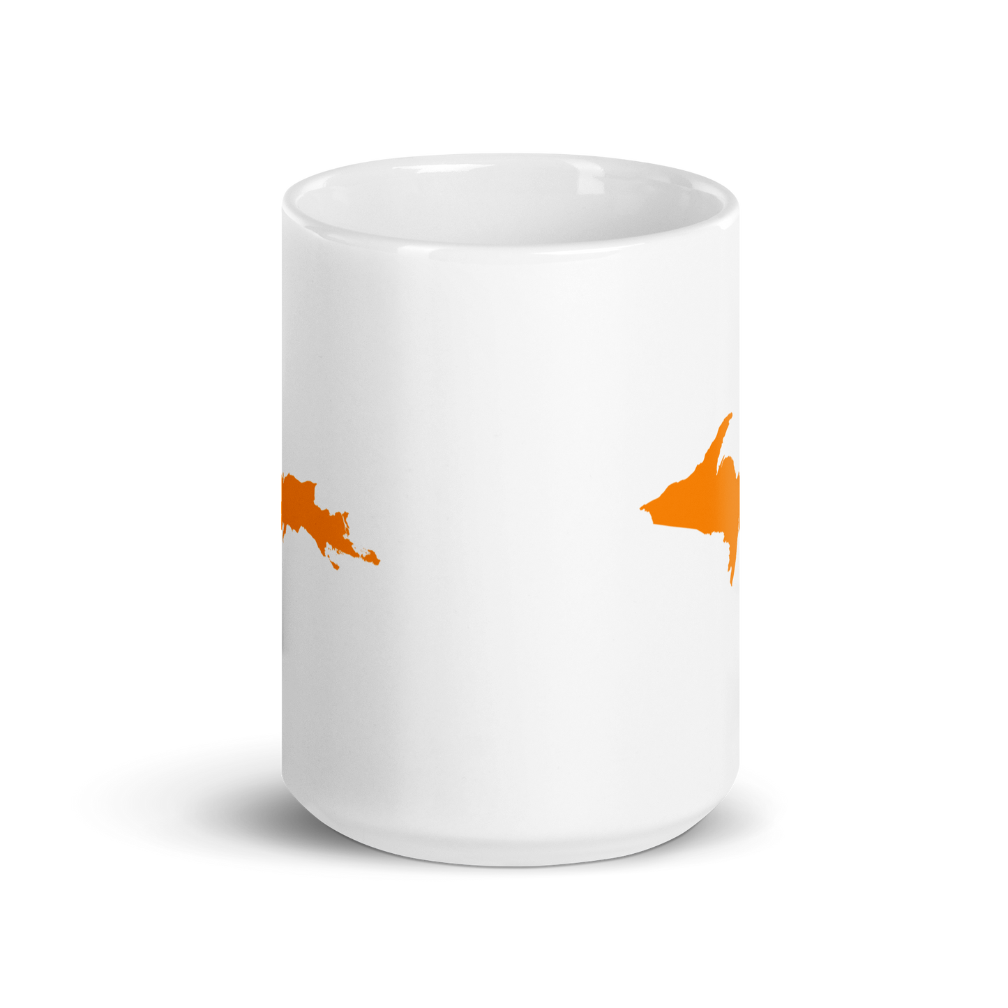 Michigan Upper Peninsula Mug (w/ Orange UP Outline)