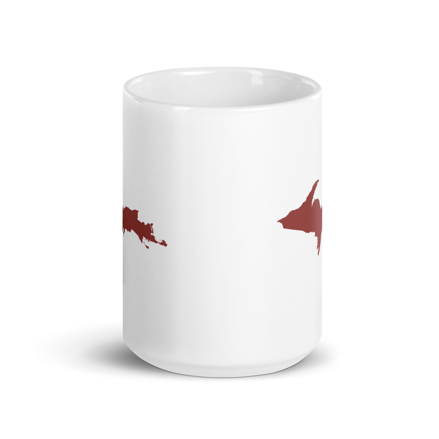 Michigan Upper Peninsula Mug (w/ Ore Dock Red UP Outline)