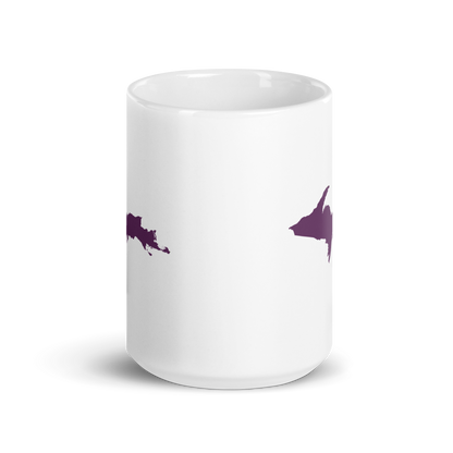 Michigan Upper Peninsula Mug (w/ Plum UP Outline)