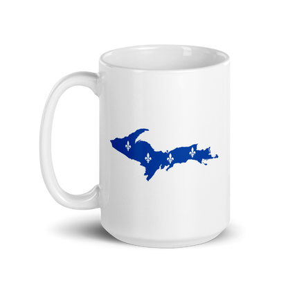 Michigan Upper Peninsula Mugs (w/ UP Quebec Flag Outline)