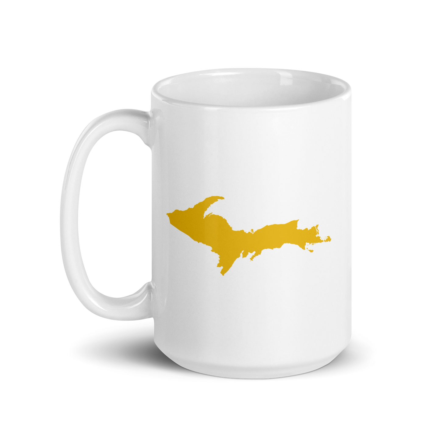 Michigan Upper Peninsula Mug (w/ Gold UP Outline)