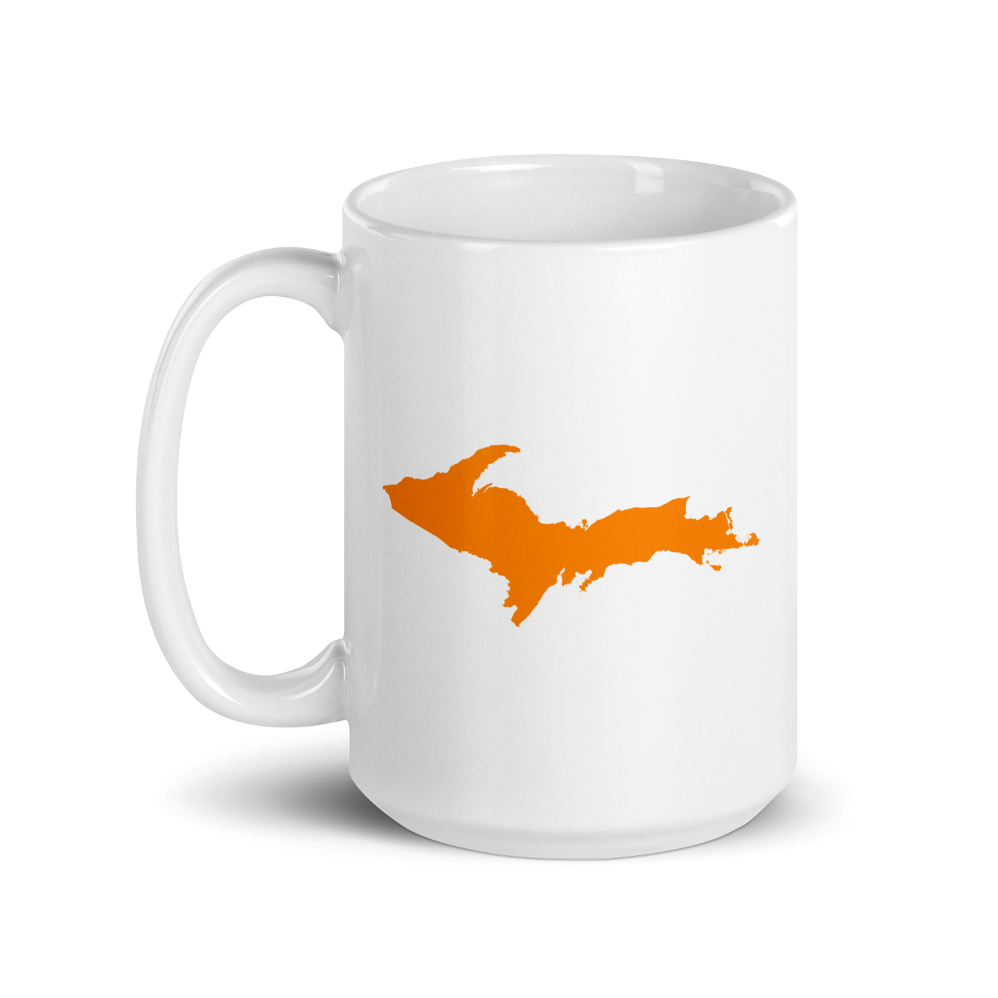 Michigan Upper Peninsula Mug (w/ Orange UP Outline)