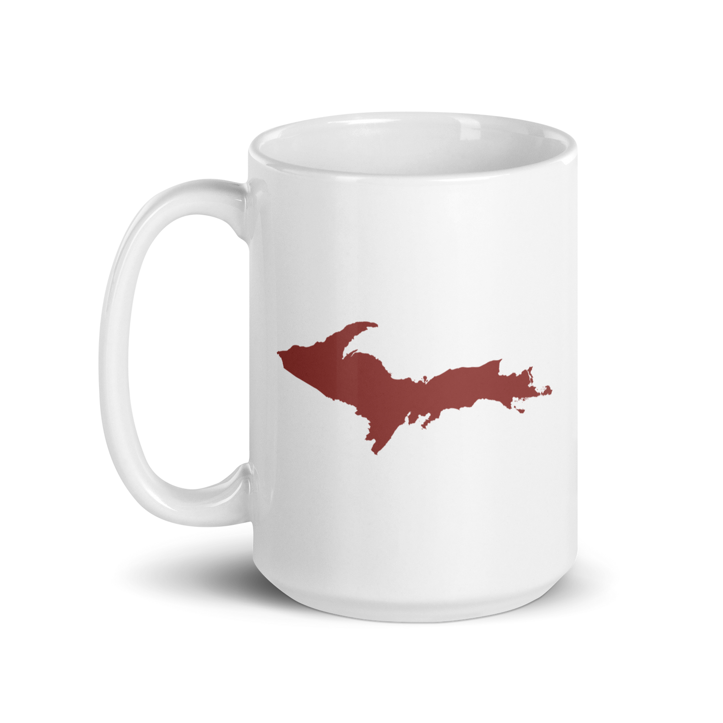 Michigan Upper Peninsula Mug (w/ Ore Dock Red UP Outline)