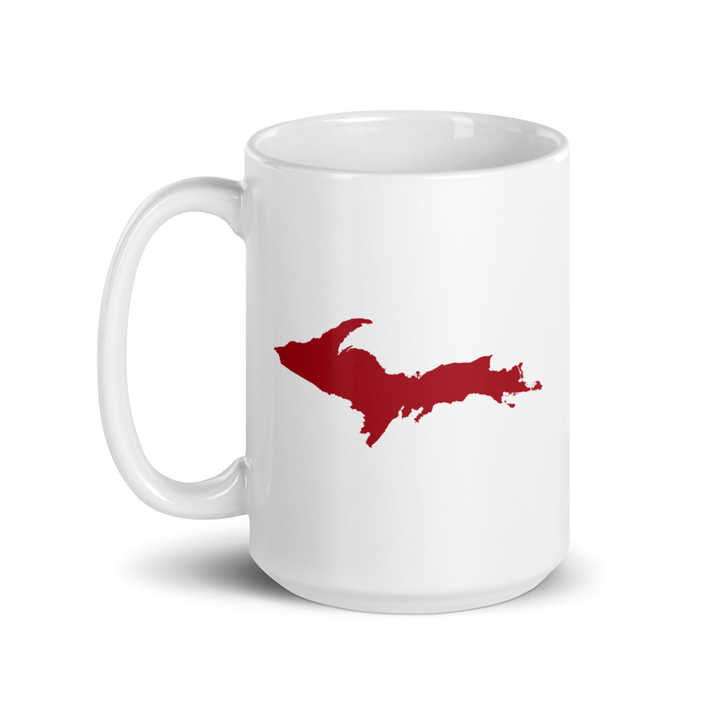 Michigan Upper Peninsula Mug (w/ Thimbleberry Red Outline)