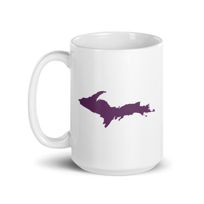 Michigan Upper Peninsula Mug (w/ Plum UP Outline)