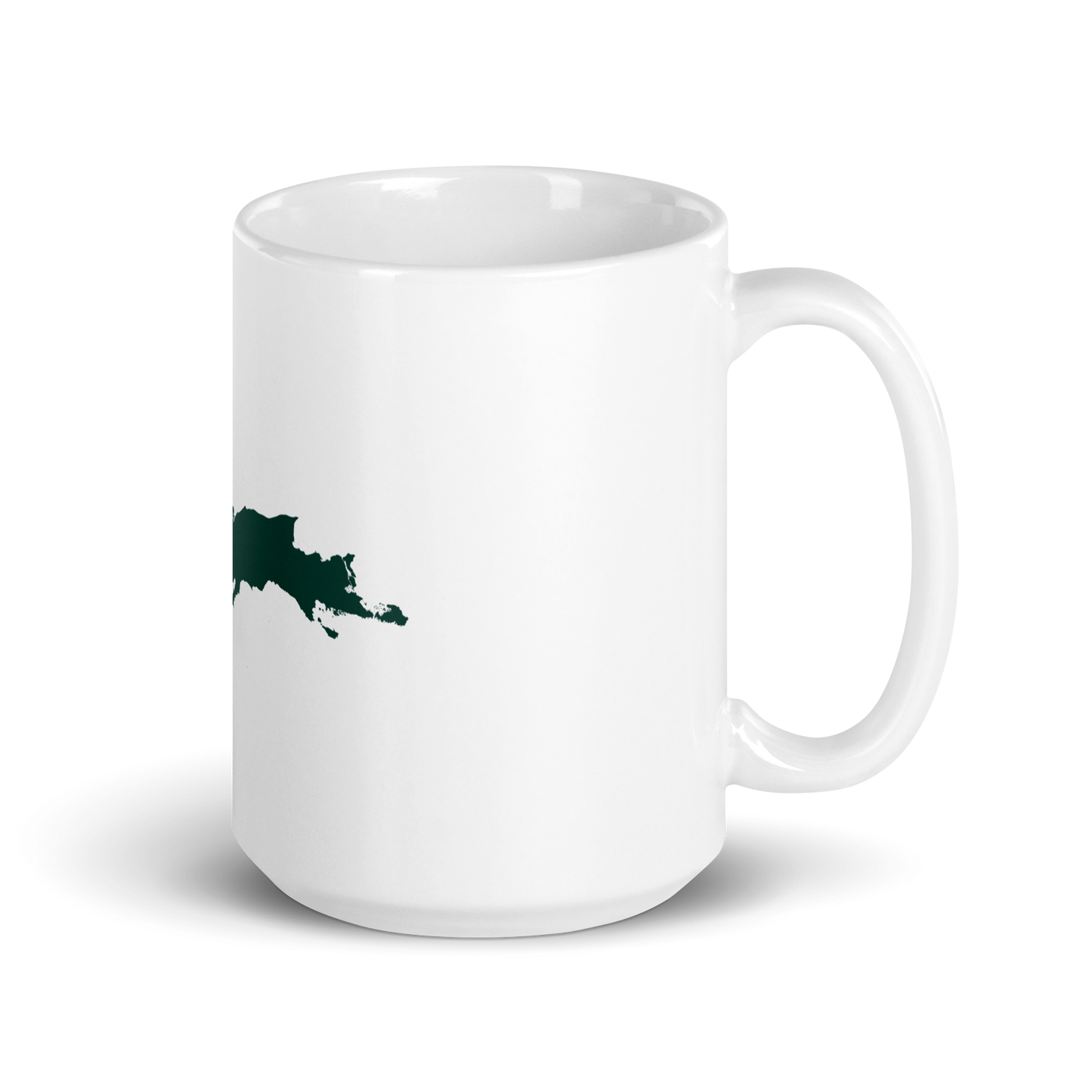 Michigan Upper Peninsula Mug (w/ Green UP Outline)