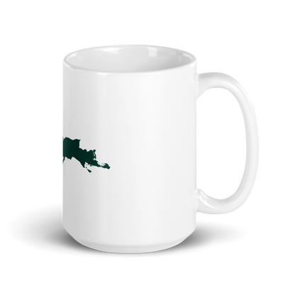 Michigan Upper Peninsula Mug (w/ Green UP Outline)