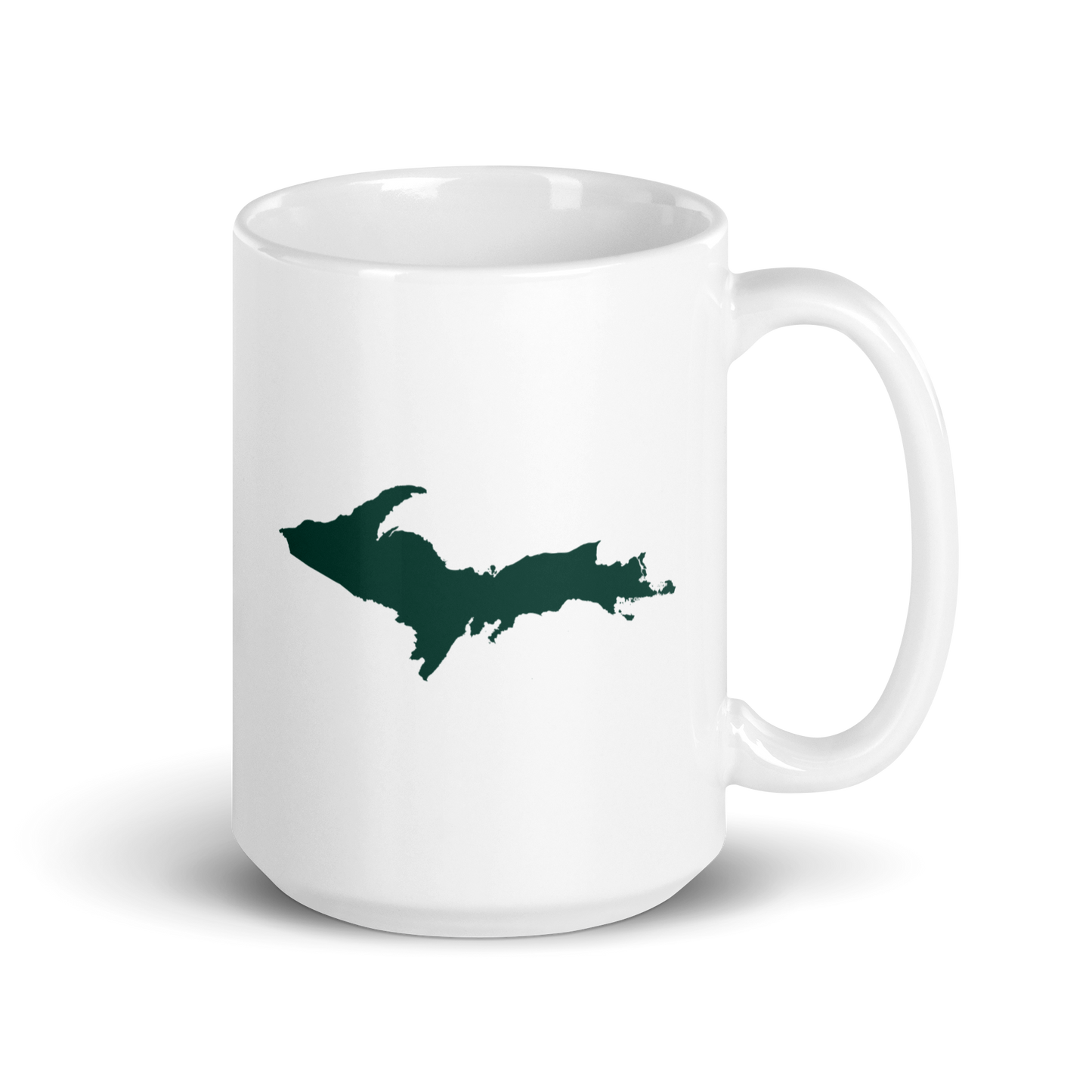 Michigan Upper Peninsula Mug (w/ Green UP Outline)