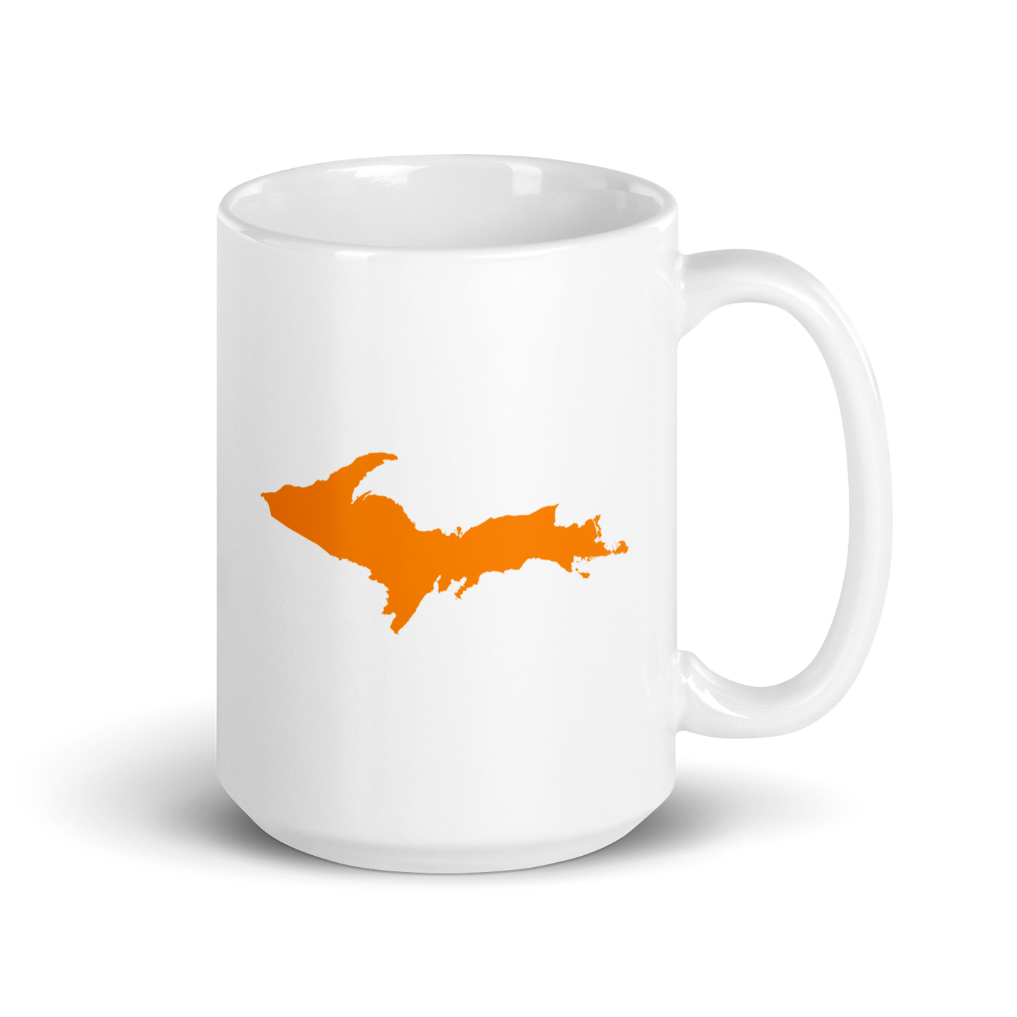 Michigan Upper Peninsula Mug (w/ Orange UP Outline)