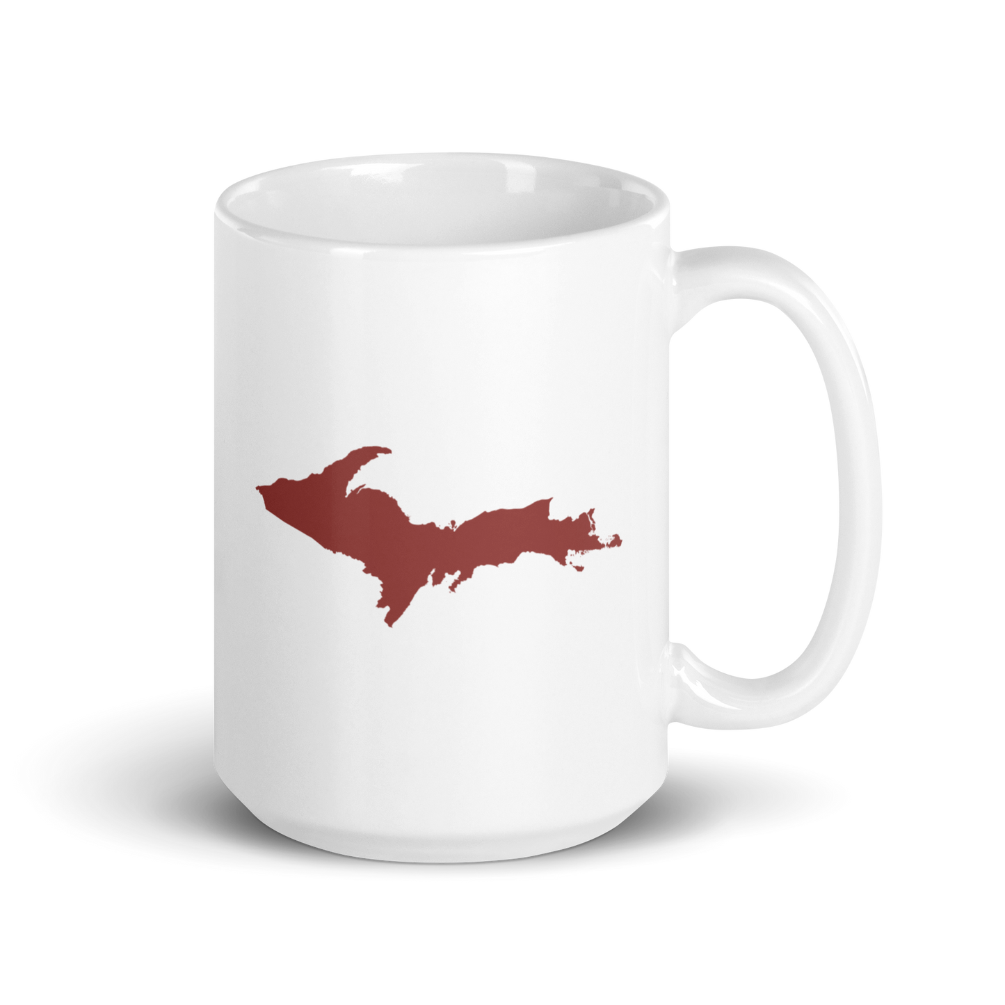 Michigan Upper Peninsula Mug (w/ Ore Dock Red UP Outline)