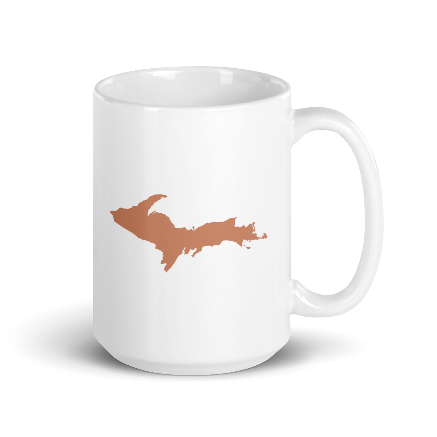 Michigan Upper Peninsula Mug (w/ Copper Color UP Outline)