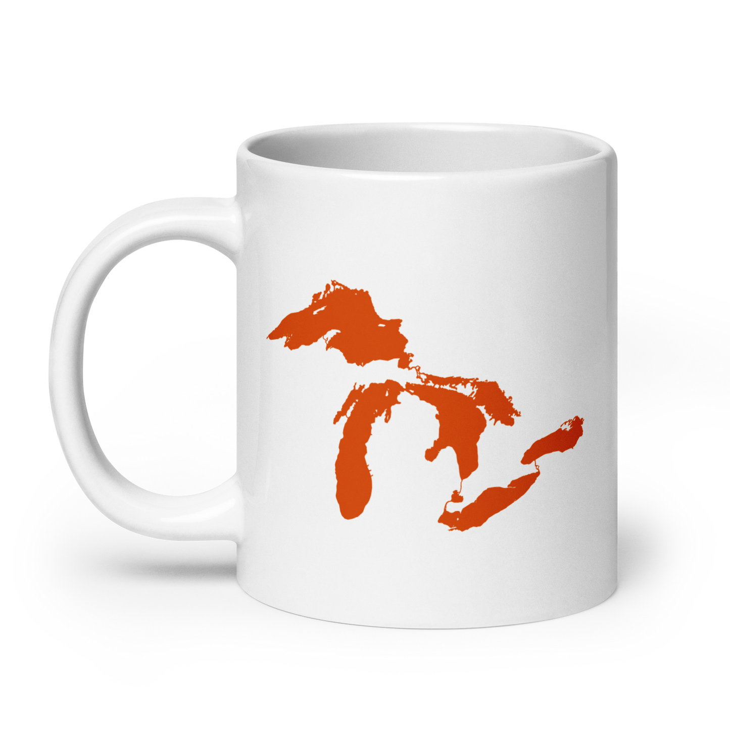 Great Lakes Mug (Maple Leaf Orange)