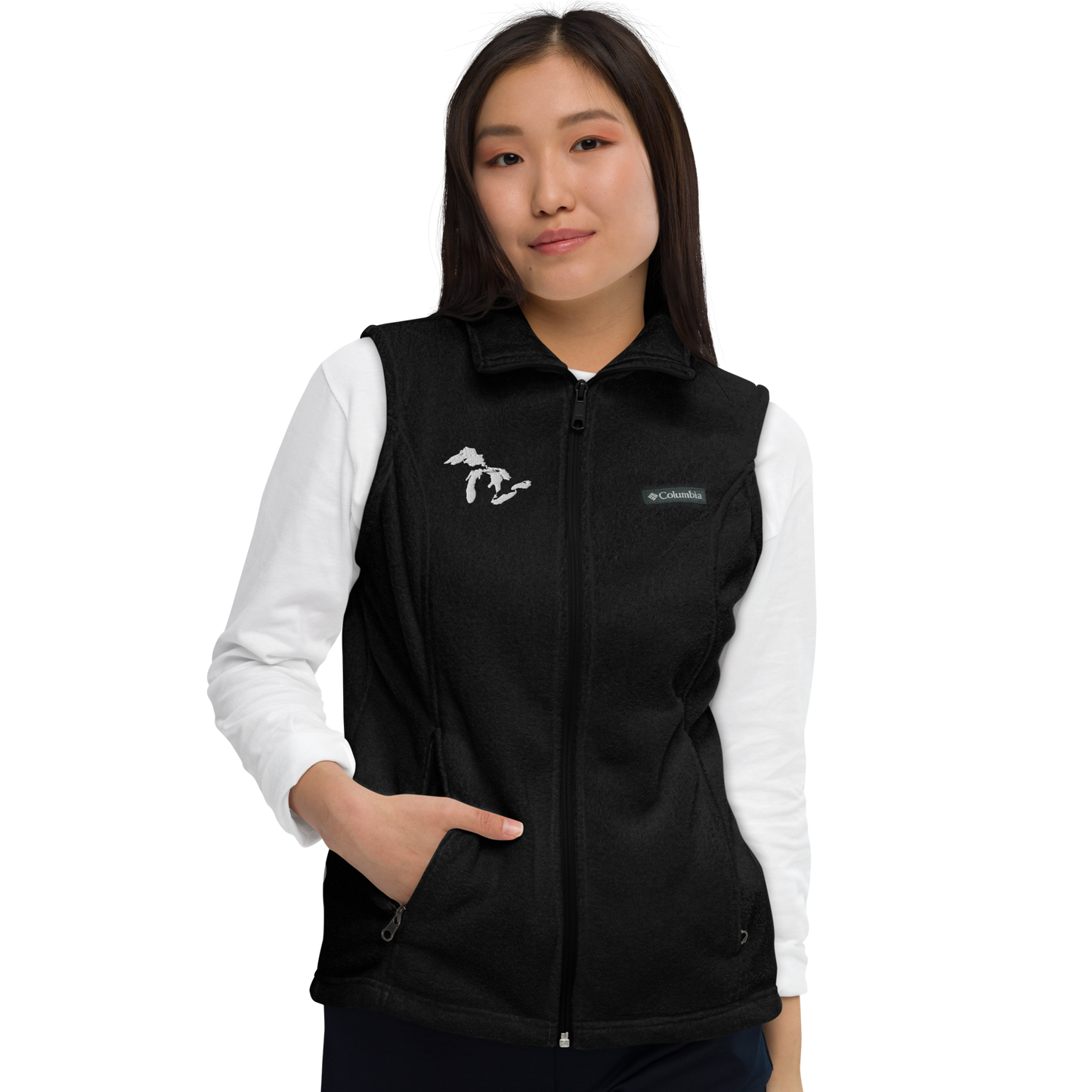 Great Lakes Fleece Vest | Women's - White