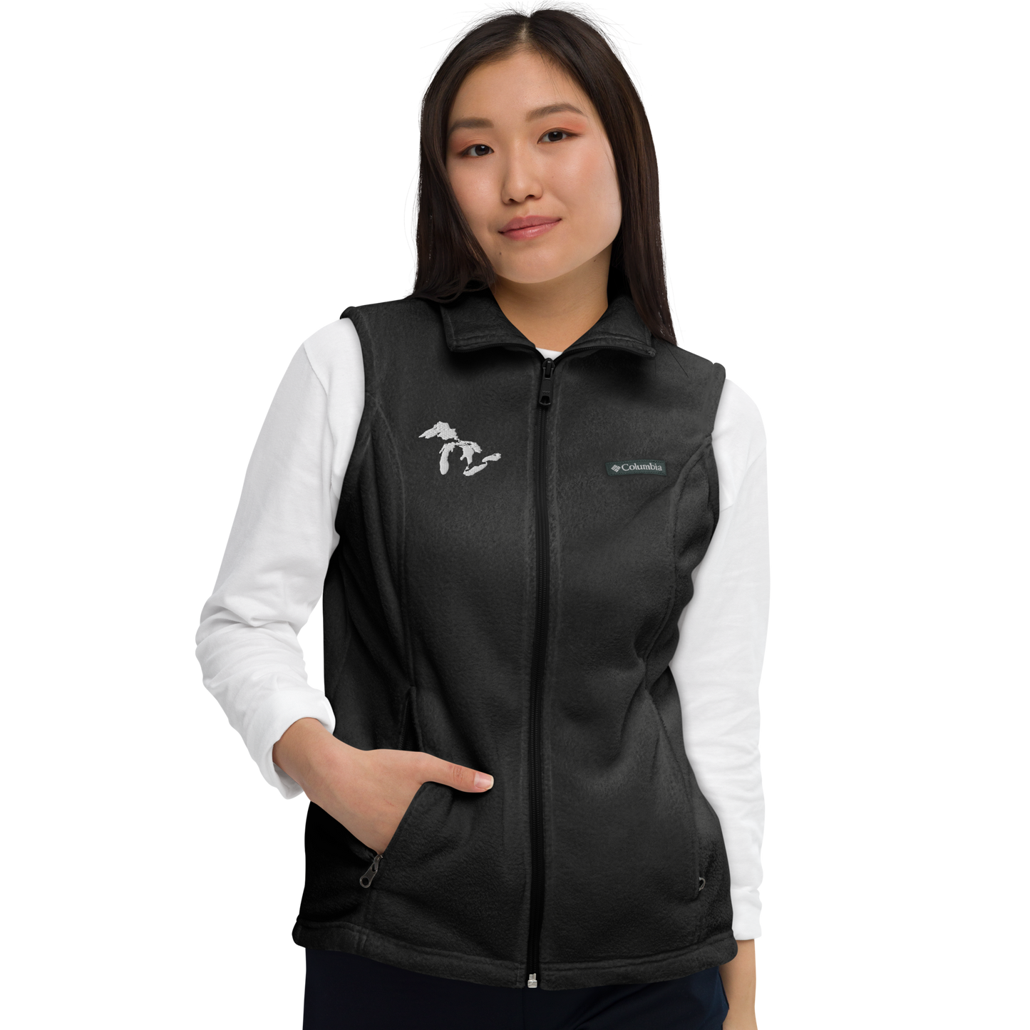 Great Lakes Fleece Vest | Women's - White