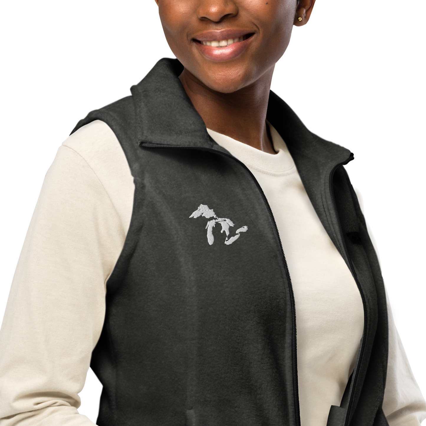 Great Lakes Fleece Vest | Women's - White