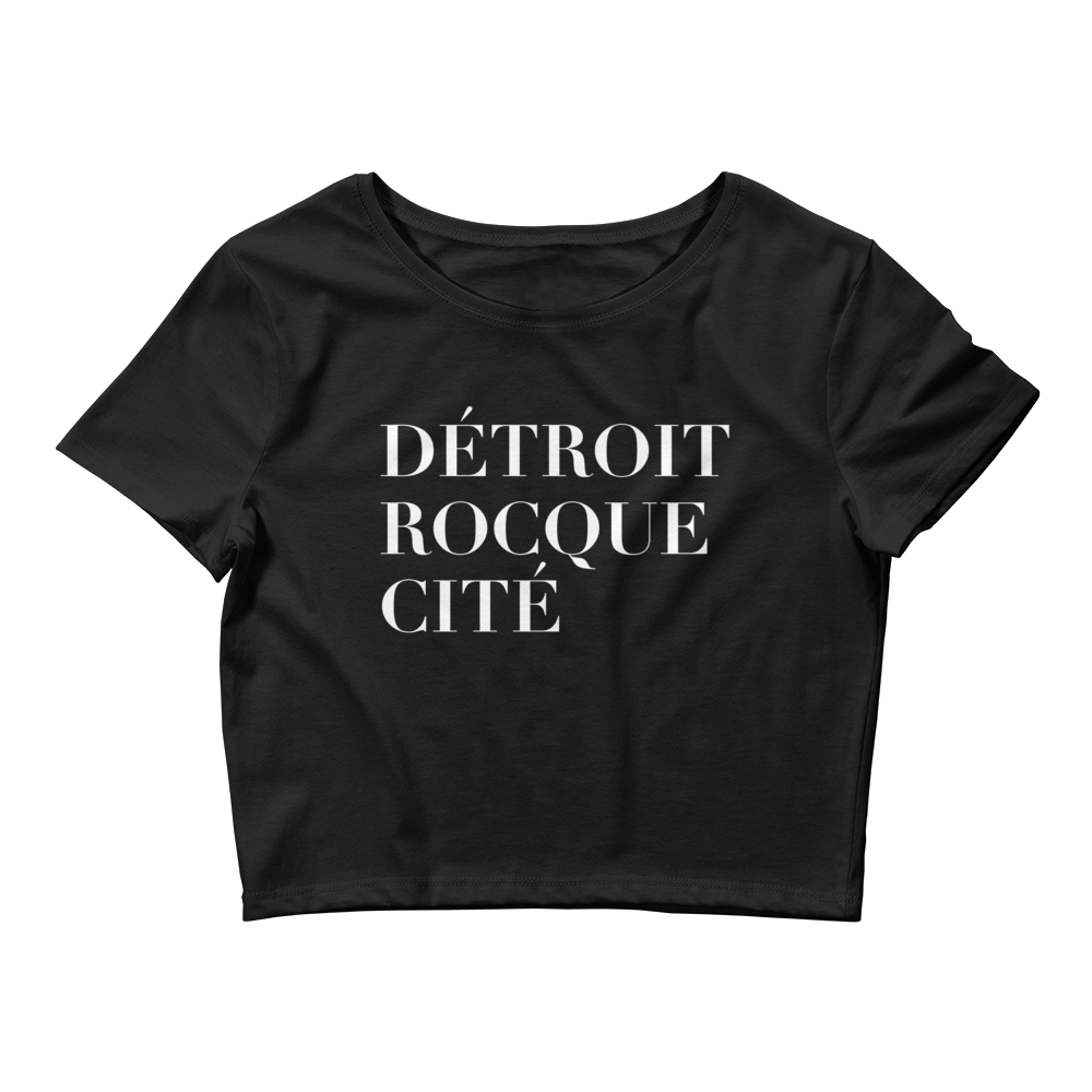 'Détroit Rocque Cité' Crop Top