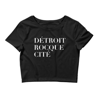 'Détroit Rocque Cité' Crop Top