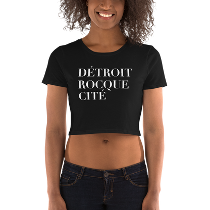 'Détroit Rocque Cité' Crop Top