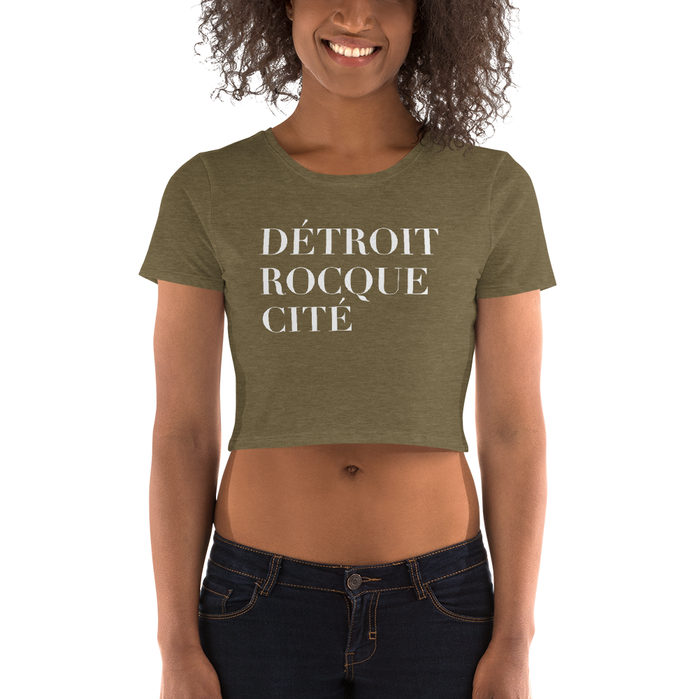 'Détroit Rocque Cité' Crop Top