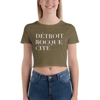 'Détroit Rocque Cité' Crop Top