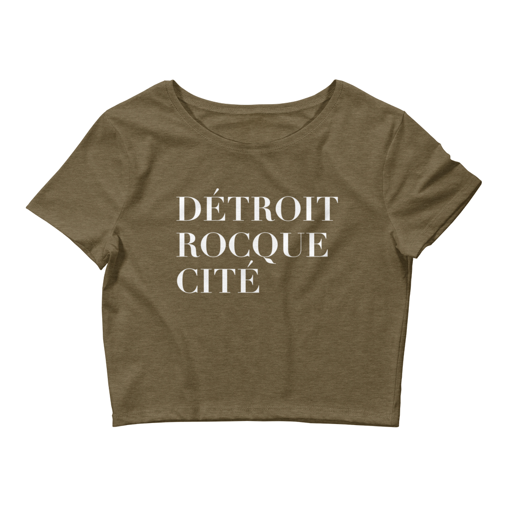 'Détroit Rocque Cité' Crop Top