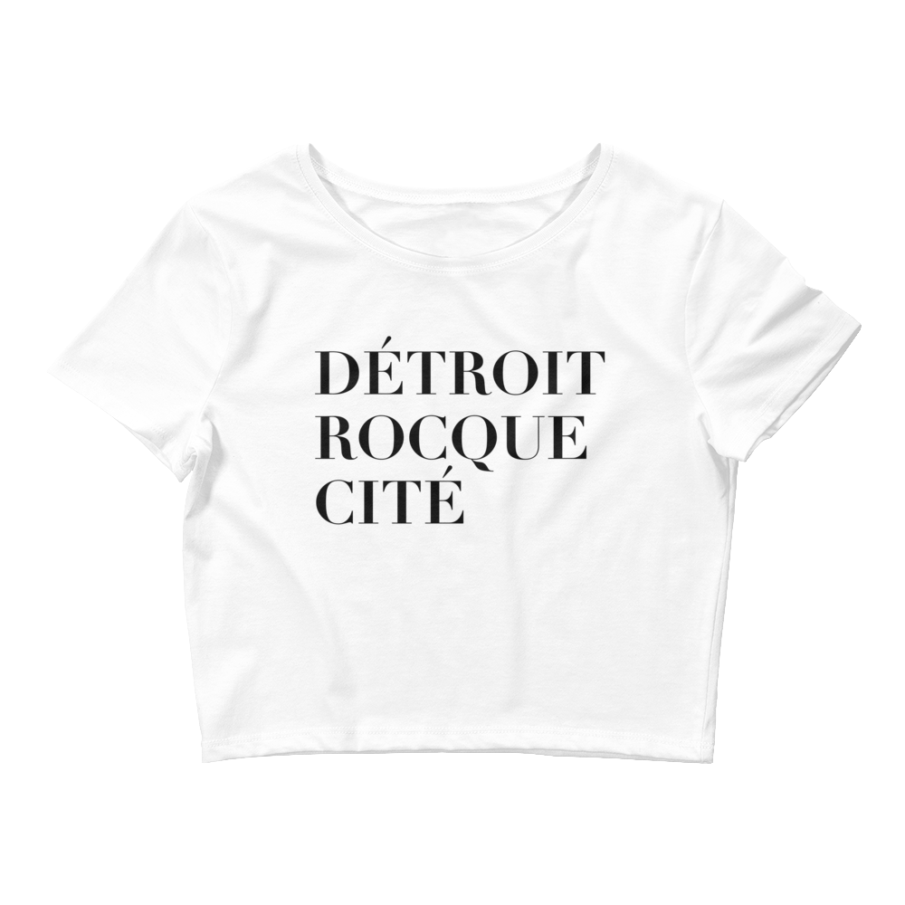 'Détroit Rocque Cité' Crop Top