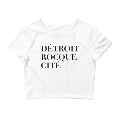 'Détroit Rocque Cité' Crop Top