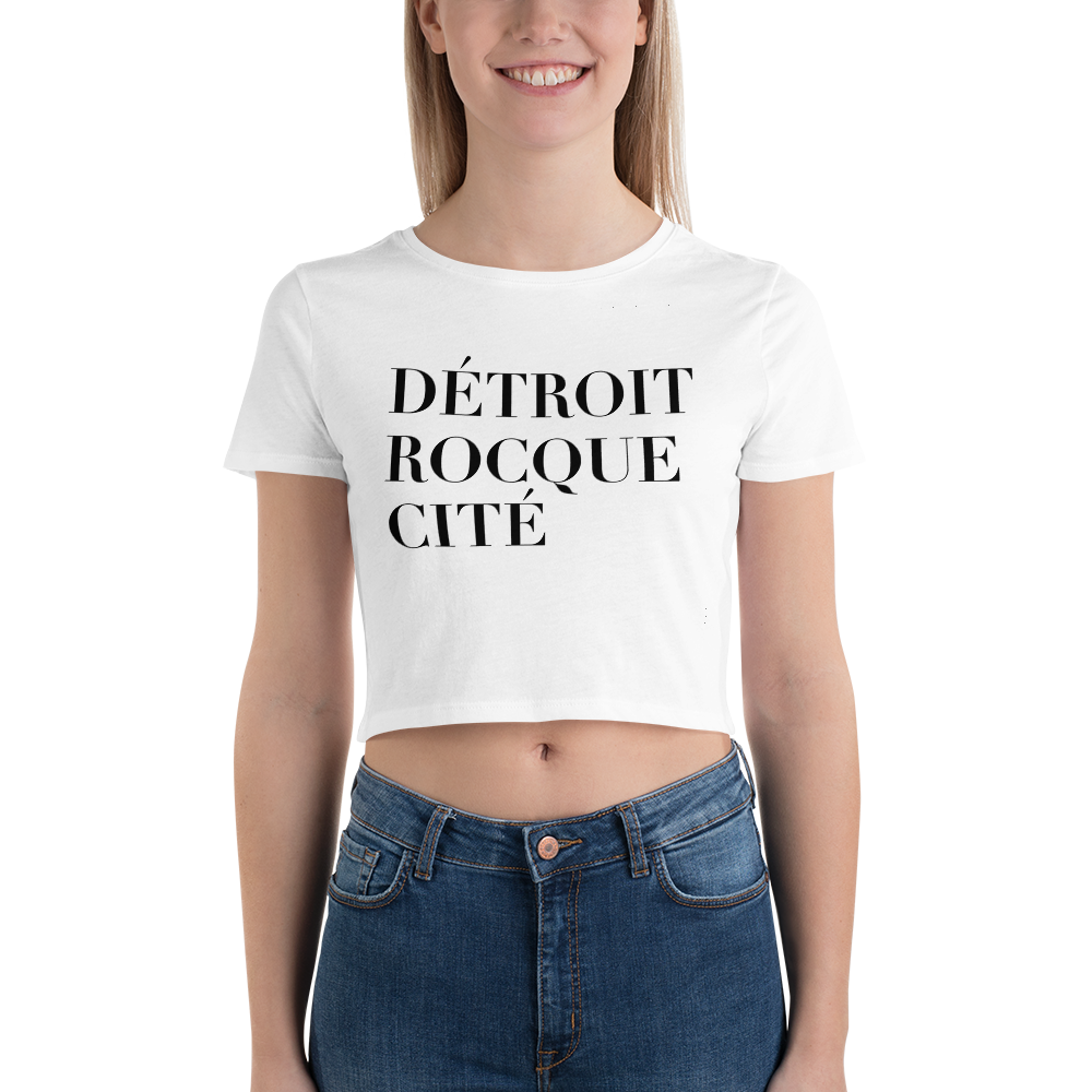 'Détroit Rocque Cité' Crop Top