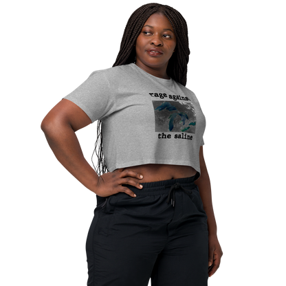 Great Lakes 'Rage Against the Saline' Relaxed Crop Top