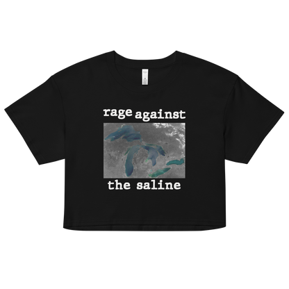 Great Lakes 'Rage Against the Saline' Relaxed Crop Top