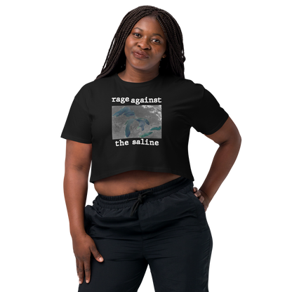 Great Lakes 'Rage Against the Saline' Relaxed Crop Top