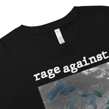 Great Lakes 'Rage Against the Saline' Relaxed Crop Top